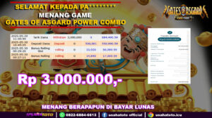 Bukti jp kemenangan game gates of asgard power combo 30 mei 25